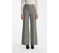 HUGO Pantalon Regular en tissu stretch à chevrons - Style Hasmina, 50569834 Fantaisie 40