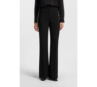 HUGO Pantalon Regular en tissu stretch à rayures latérales - Style Hizana, 50544753 Blanc / Noir 38