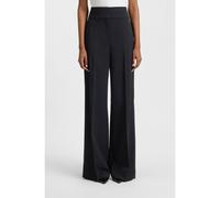 HUGO Pantalon Regular évasé à taille haute - Style Himia, 50516143 Bleu foncé 34