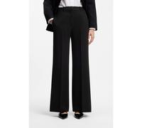 HUGO Pantalon Regular Fit en seersucker stretch - Style Hasmina, 50559862 Noir 40