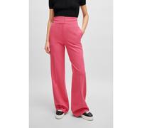 HUGO Pantalon Regular Fit évasé à taille haute - Style Himia, 50513960 Rose 40