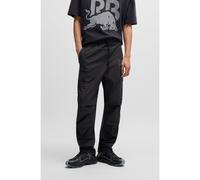 HUGO Pantalon Regular HUGO x RB avec logo en carbone - Style Garlo_RB, 50542801 Noir 46