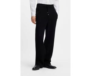 HUGO Pantalon Relaxed avec taille à cordon de serrage - Style Sitro, 50546864 Noir XL