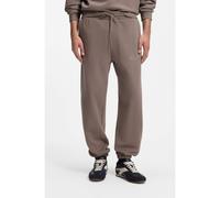 HUGO Pantalon Relaxed en coton à logo urbain - Style Datripant, 50568125 Brun chiné S
