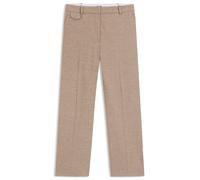 HUGO Pantalon Relaxed en tissu stretch mouliné - Style Henore, 50542692 Beige 38