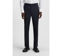 HUGO Pantalon Slim en laine mélangée stretch performante - Style GetlinM204X, 50446526 Bleu foncé 102