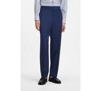 HUGO Pantalon Slim en laine vierge à rayures craie - Style Gatur263X, 50565945 Bleu 48