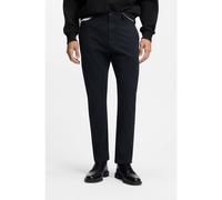 HUGO Pantalon Slim Fit en gabardine de coton stretch - Style David251D, 50530886 Bleu foncé 42/34