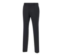 Hugo - Pantalon slim fit en laine noire - Homme - Pantalons - Noir - Taille: 3XL