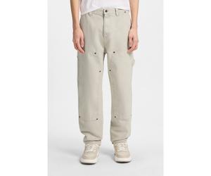 HUGO Pantalon Tapered en toile de coton - Style Gioro253D, 50541928 Naturel M