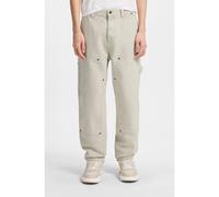 HUGO Pantalon Tapered en toile de coton - Style Gioro253D, 50541928 Naturel XXL
