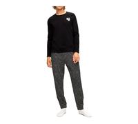 Hugo - Pigiama in Cotone Intrecciato Loghi Mescolati - Homme - Vêtements de nuit et de détente - Noir - Taille: 2XL
