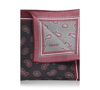 HUGO Pochette de costume imprimée d’un motif cachemire - Style Pocketsquare 33x33cm, 50552636 Rouge à motif pcs.