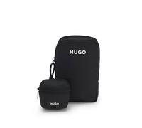HUGO Pochette pour téléphone avec logo et mini pochette - Style EVERETT PHONE HOLDER, 50563513 Noir pcs.