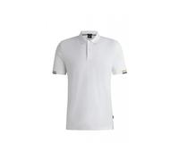 Hugo Polo Parlay 147 Homme à logo caoutchouté Blanc Taille 2XL
