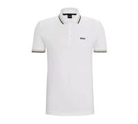 Hugo - Polo à logo contrasté modèle Paddy - Homme - Tops - Blanc - Taille: S