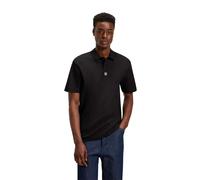HUGO Polo en coton interlock avec logo revisité - Style Deabono_D, 50517638 Noir S