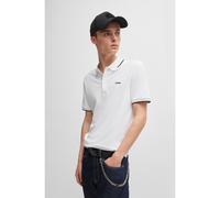 Polo HUGO Contrast Color manche courte blanc - XL