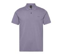 Hugo Polo Pallas 50553564 en piqué de coton, logo brodé - Violet foncé XXL