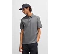 HUGO Polo en coton interlock avec logo revisité - Style Deabono_D, 50517638 Gris L