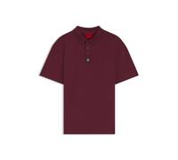HUGO Polo en coton interlock avec logo revisité - Style Deabono_D, 50517638 Rouge sombre S
