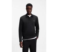 HUGO Polo en coton mélangé avec logo revisité - Style Dinote, 50553441 Noir S