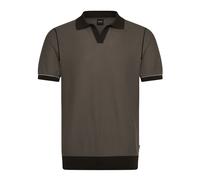 Hugo - Polo en coton mélangé - Homme - Tops - Brun - Taille: S