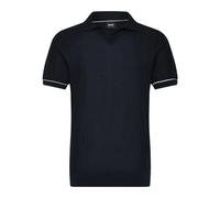 Hugo - Polo en mélange de coton - Homme - Tops - Bleu - Taille: XL