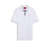 Hugo Dalomino 10257070 Short Sleeve Polo Blanc M Homme