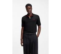 Hugo Dalomino 10257070 Short Sleeve Polo Noir M Homme