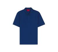 HUGO Polo en piqué de coton avec logo imprimé - Style Donos222, 50466182 Bleu M