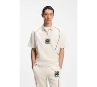 HUGO Polo HUGO x RB à motif taureau - Style Duero_RB, 50559702 Naturel M