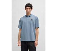 HUGO Polo HUGO x RB en coton stretch avec logo en carbone - Style Dodac_RB, 50542748 bleu clair XL