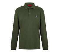 Hugo - Polo manches longues motif/style écusson - Homme (GT41425)