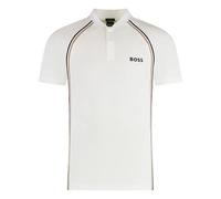 Hugo - Polo Slim Fit en Tissu Technique - Homme - Tops - Blanc - Taille: 2XL