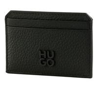 HUGO Porte-cartes noir en cuir pour homme - Nesh Cardcase 302317