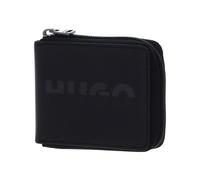 HUGO Porte-monnaie noir en cuir pour homme - Nosh Zip Cardcase 315926