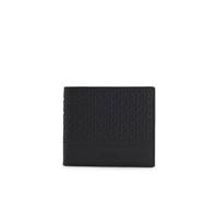 HUGO Portefeuille en cuir avec gaufrage de logos répétés - Style Ethon HI_M_4cc Coin, 50548312 Noir pcs.