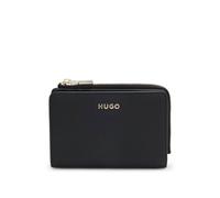 HUGO Portefeuille en similicuir grainé avec logo - Style Orin_Wallet Multi, 50563031 Noir pcs.