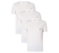HUGO Pour des hommes Lot de 3 t-shirts de détente, blanc