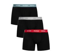 HUGO Boxers bleu clair / gris / rouge / noir / blanc, Taille L