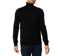HUGO Pour des hommes Tricot Col San Thomas, Noir