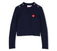 HUGO Pull en maille pour enfant - Style G01268/85C04A, G01268 Bleu foncé 114