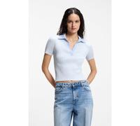 HUGO Pull en côtes vanisées avec logo revisité - Style Sunsyra, 50557760 Fantaisie XS