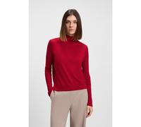 HUGO Pull en laine mérinos avec col montant - Style Sedenniak, 50549771 Rouge XS