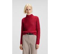 HUGO Pull en maille côtelée - Style Safineyny, 50550210 Rouge XS