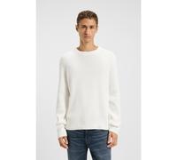 HUGO Pull en maille de coton à la structure 3D - Style Syer, 50546995 Blanc XL