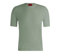 Hugo - Pull en maille viscose mélangée - Homme - Pulls - Vert - Taille: M