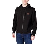 HUGO Pull molleton Homme Noir Coton GR78558 L