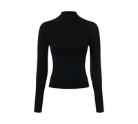 HUGO Pull à col montant et logo Happy HUGO brodé - Style Sarmie_B, 50522578 Noir S